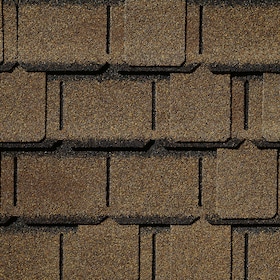 Camelot II in Barkwood — GAF asphalt shingle color swatch