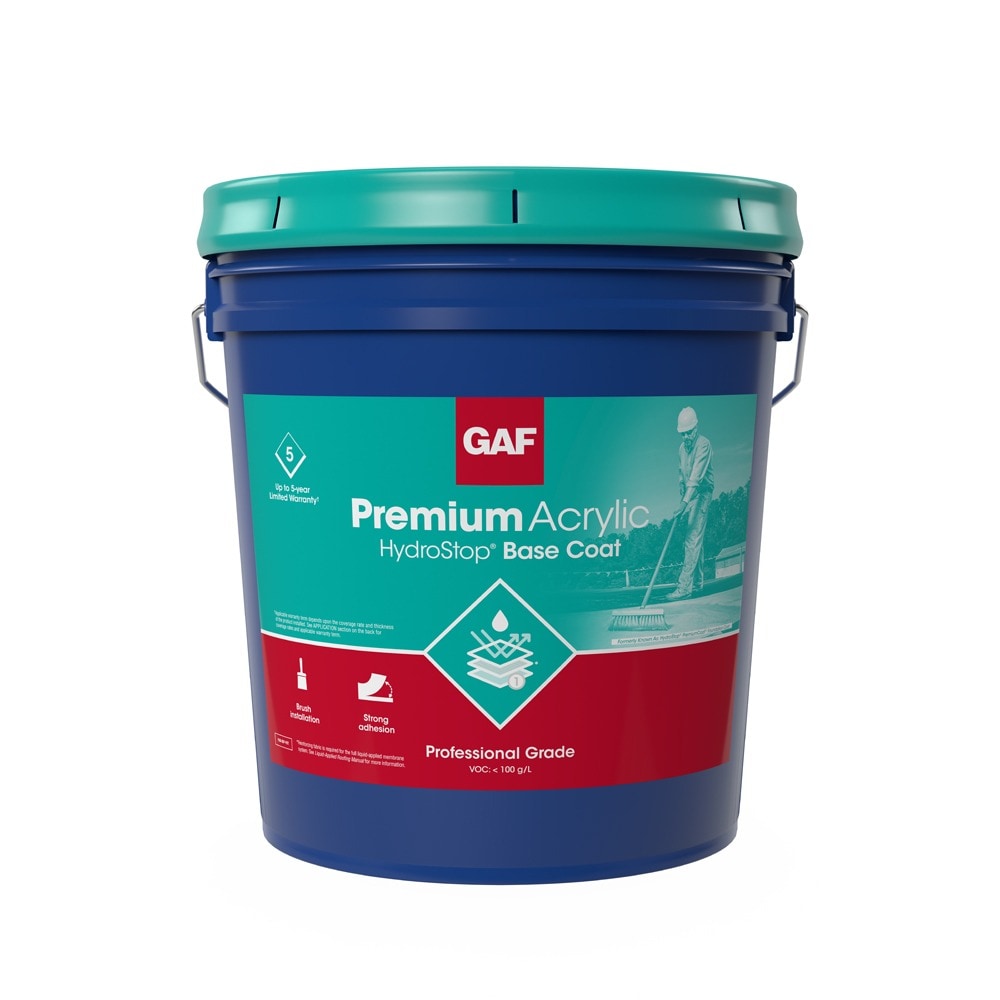 GAF Premium Acrylic HydroStop® Base Coat

