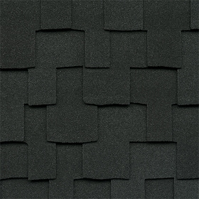 Grand Sequoia in Charcoal — GAF asphalt shingle color swatch