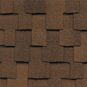 Grand Sequoia in Mesa Brown — GAF asphalt shingle color swatch
