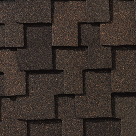 Grand Sequoia in Autumn Brown — GAF asphalt shingle color swatch