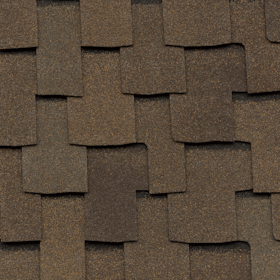 Grand Sequoia AS in Adobe Sunset — GAF asphalt shingle color swatch