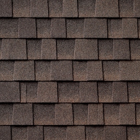 Timberline HDZ RS in Aged Chestnut — GAF asphalt shingle color swatch