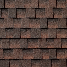 Timberline HDZ RS in Hickory — GAF asphalt shingle color swatch