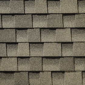 Timberline AS II in Weathered Wood — GAF asphalt shingle color swatch