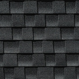 GAF Timberline HDZ Charcoal shingle product texture
