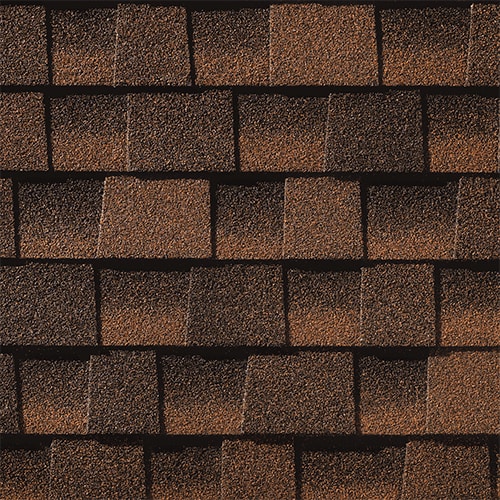 GAF Timberline HDZ® Hickory shingle color reference