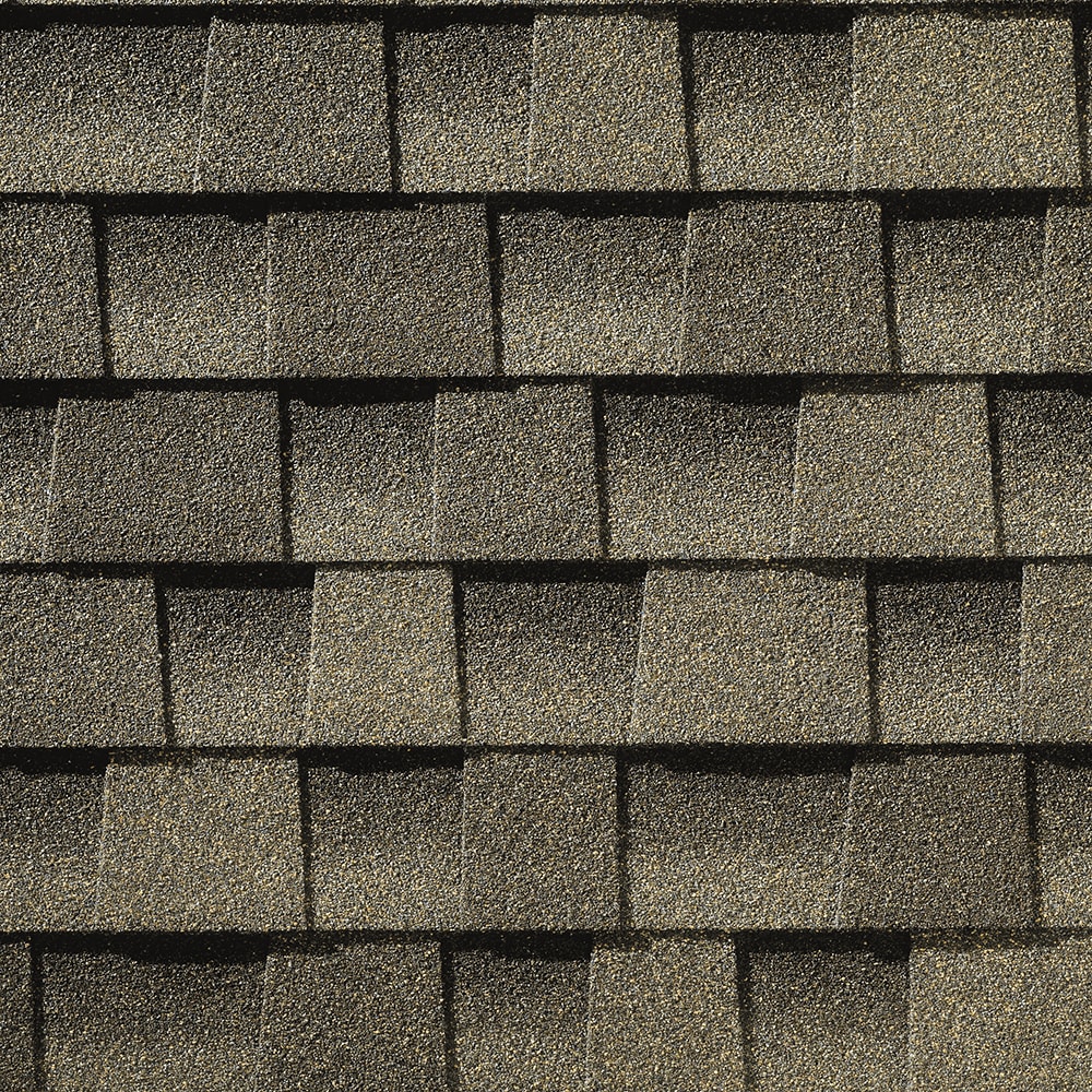 Timberline HDZ Weathered Wood asphalt shingle color blend