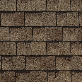 Timberline NS in Barkwood — GAF asphalt shingle color swatch