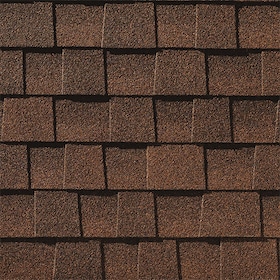 Timberline NS in Hickory — GAF asphalt shingle color swatch
