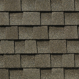 Timberline NS in Weathered Wood — GAF asphalt shingle color swatch