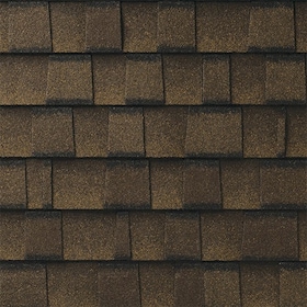 Timberline UHDZ with UltraMat in Barkwood — GAF asphalt shingle color swatch