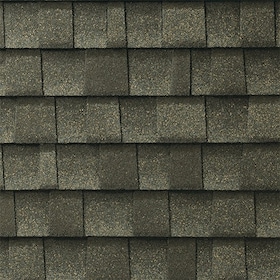 Timberline UHDZ with UltraMat in Weathered Wood — GAF asphalt shingle color swatch